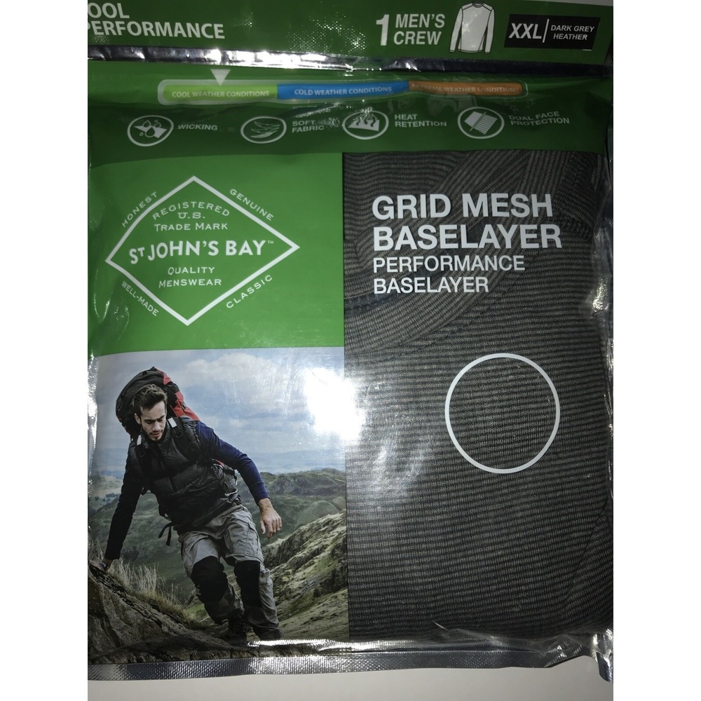 Mens Size XXL Cool Performance Base Layer Thermal Pants And Shirt‎ Light Weight - Picture 3 of 11